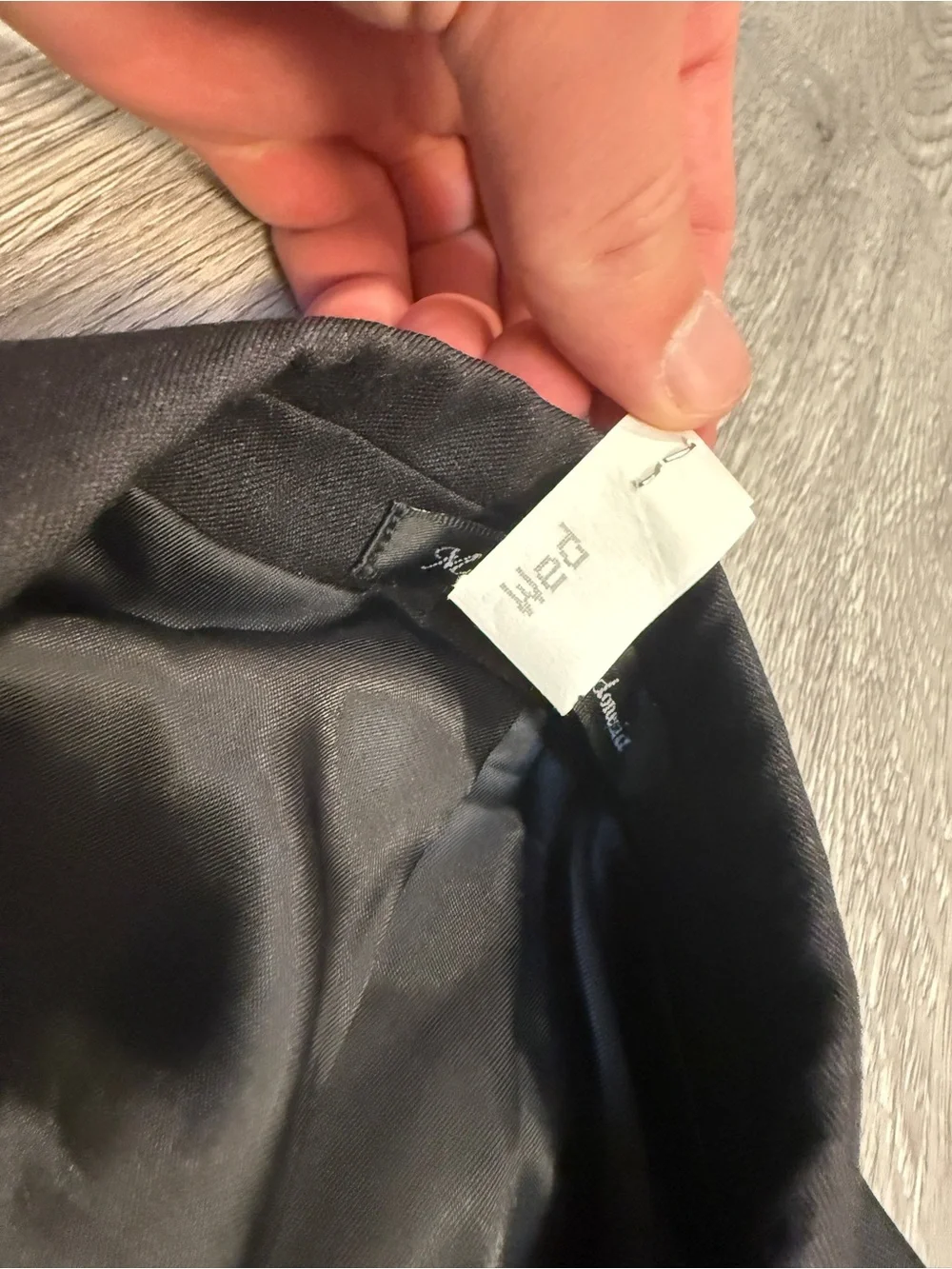 Ralph Lauren Suit Jacket 50R CharGray Wool Vtg 90s 2 Pc Green Label 45x26 Cuffed